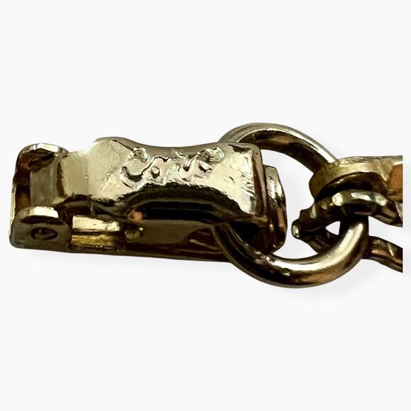 Coro Tassel Necklace Pink Dangle Beads Bar Links Gold Tone 27" Soft Boho Vtg - Picture 9 of 13